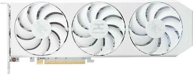 Grafična kartica 16GB GDDR6, bela PowerColor RX 9060 XT Hellhound Spectral White OC