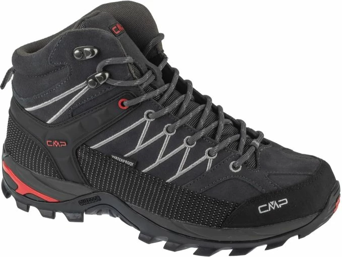 Hodske superge za moške CMP Rigel Mid WP, sive