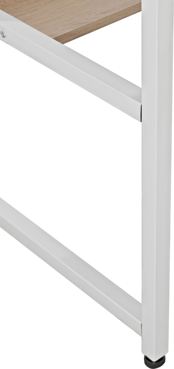 Pisarnaška miza FH2131.01 iz melamina v sonama z belo mat kovinsko ogrodje 120x50x75 cm