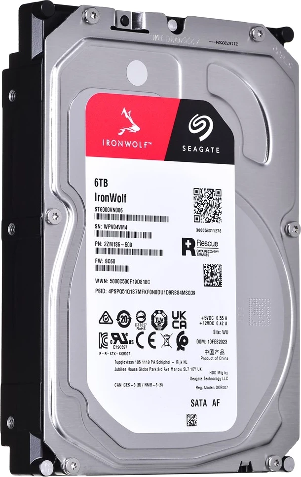 Notranji disk 3,5" 6TB Seagate IronWolf ST6000VN006, Serial ATA III