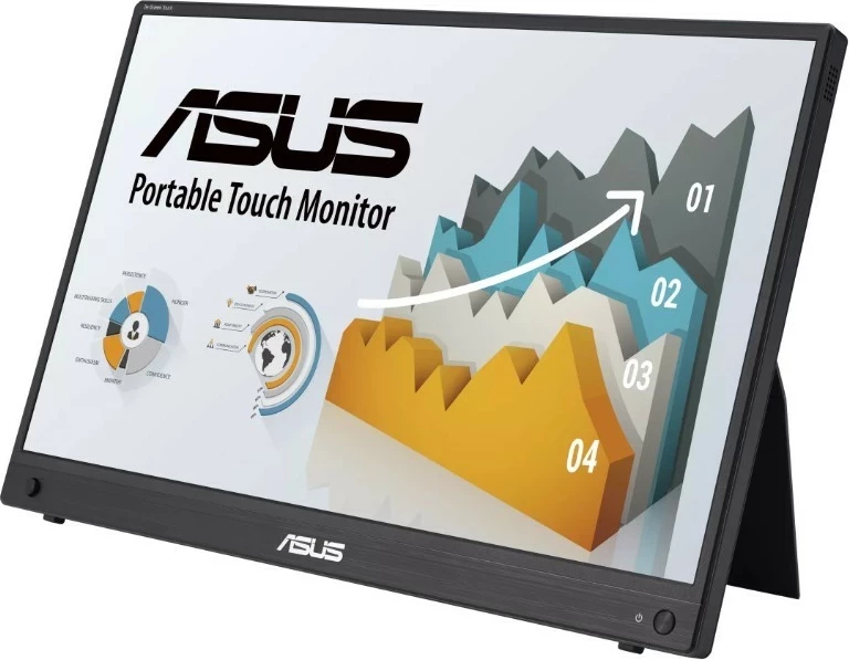 Prenosni monitor 15", Full HD, črn — ASUS ZenScreen Touch MB16AMTR