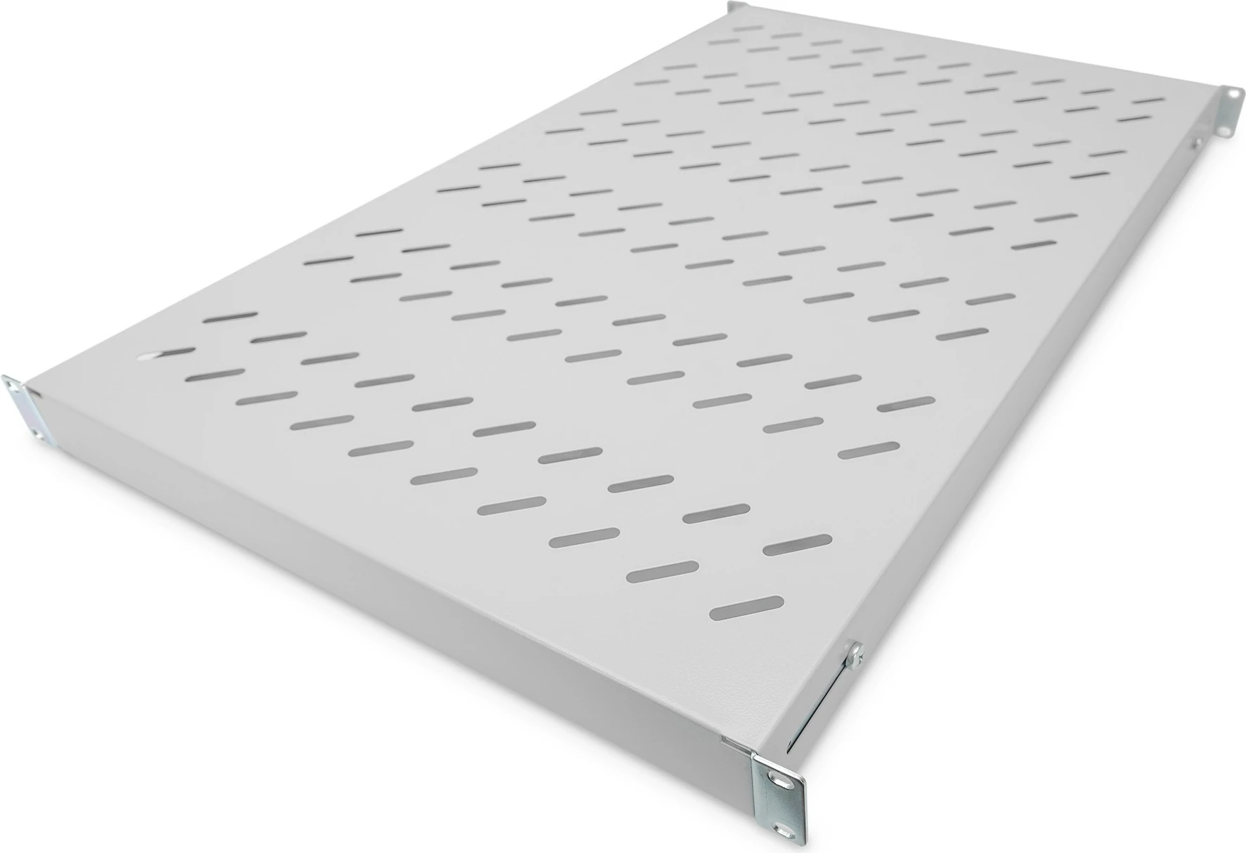 Rack polica 1U, 44x482x700-1180 mm, do 50 kg, siva, Digitus