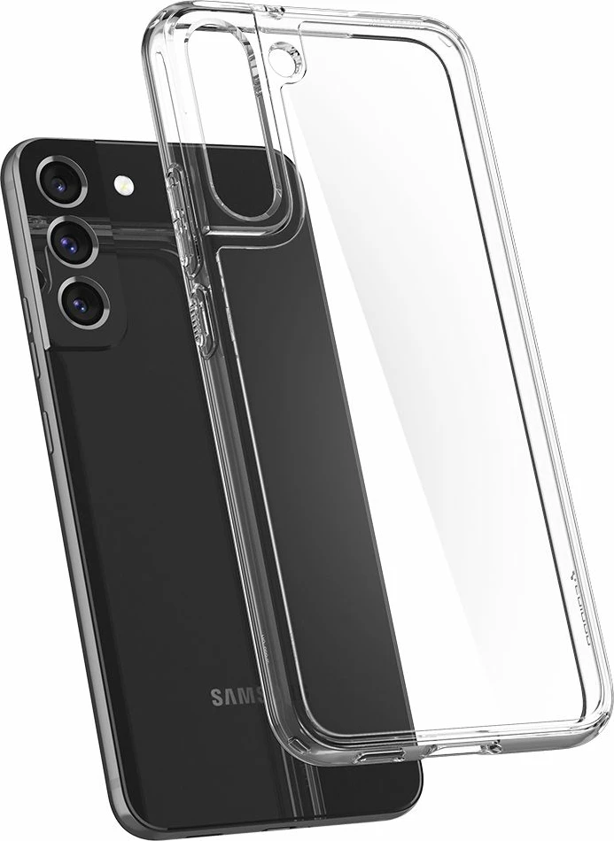 Ovitek za telefon Spigen Ultra Hybrid za Samsung Galaxy S22, prozoren
