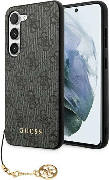 Ovitek Guess 4G Charms Collection za Samsung Galaxy A35, črn