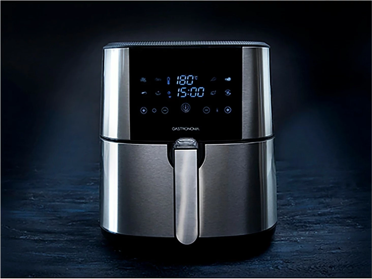 Cvrtnik brez olja Gastronoma 18290002, 6 L, srebrn