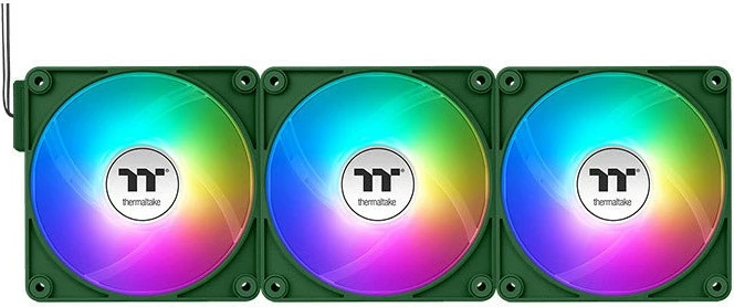 Ventilatorji za ohišje, Thermaltake CT140 EX Reverse ARGB Sync 140 mm, 3 kosi, Racing Green
