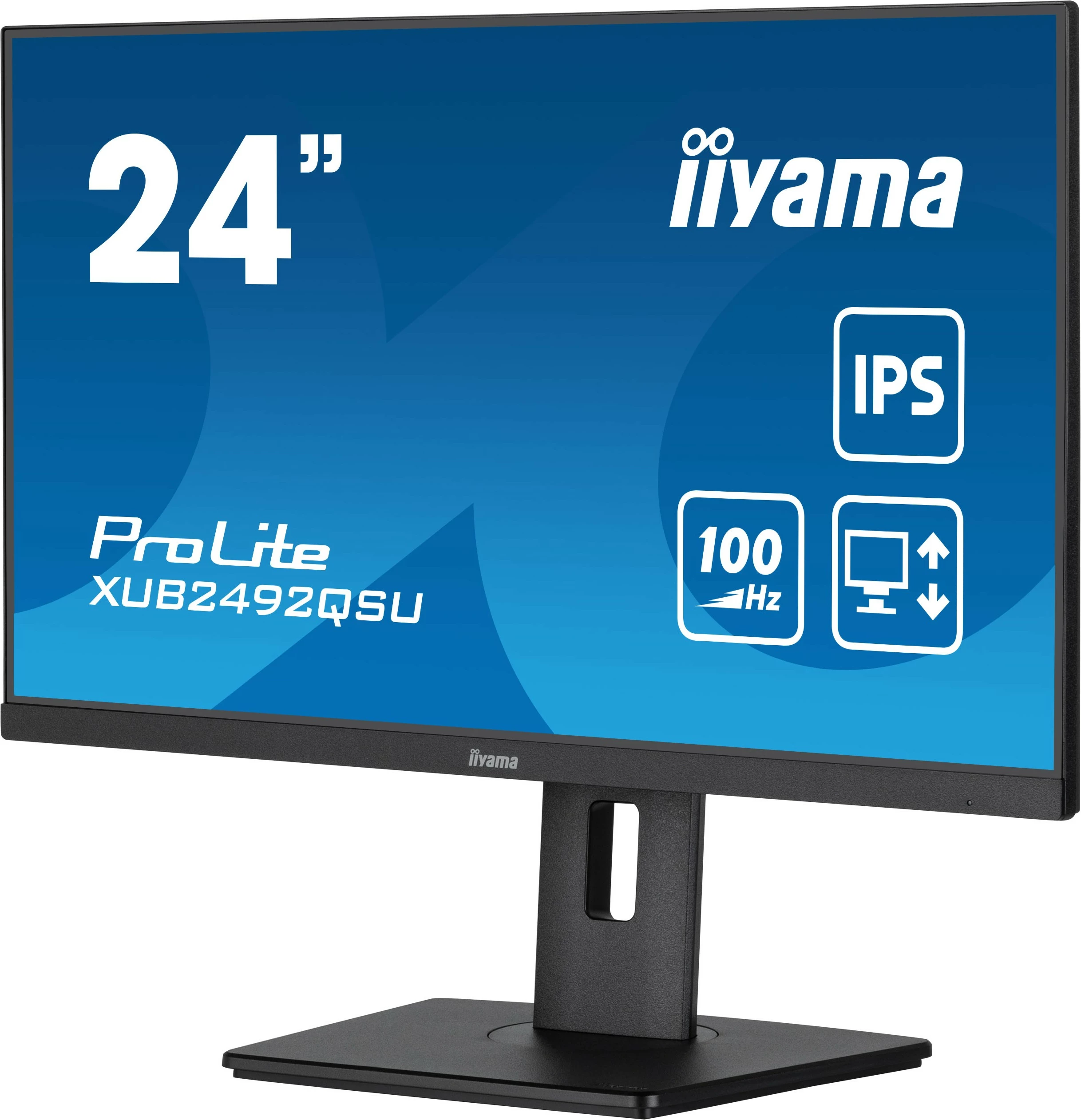 Monitor 23,8" ProLite XUB2492QSU-B1, 2560 x 1440 (WQHD), LED, 1 ms, črn