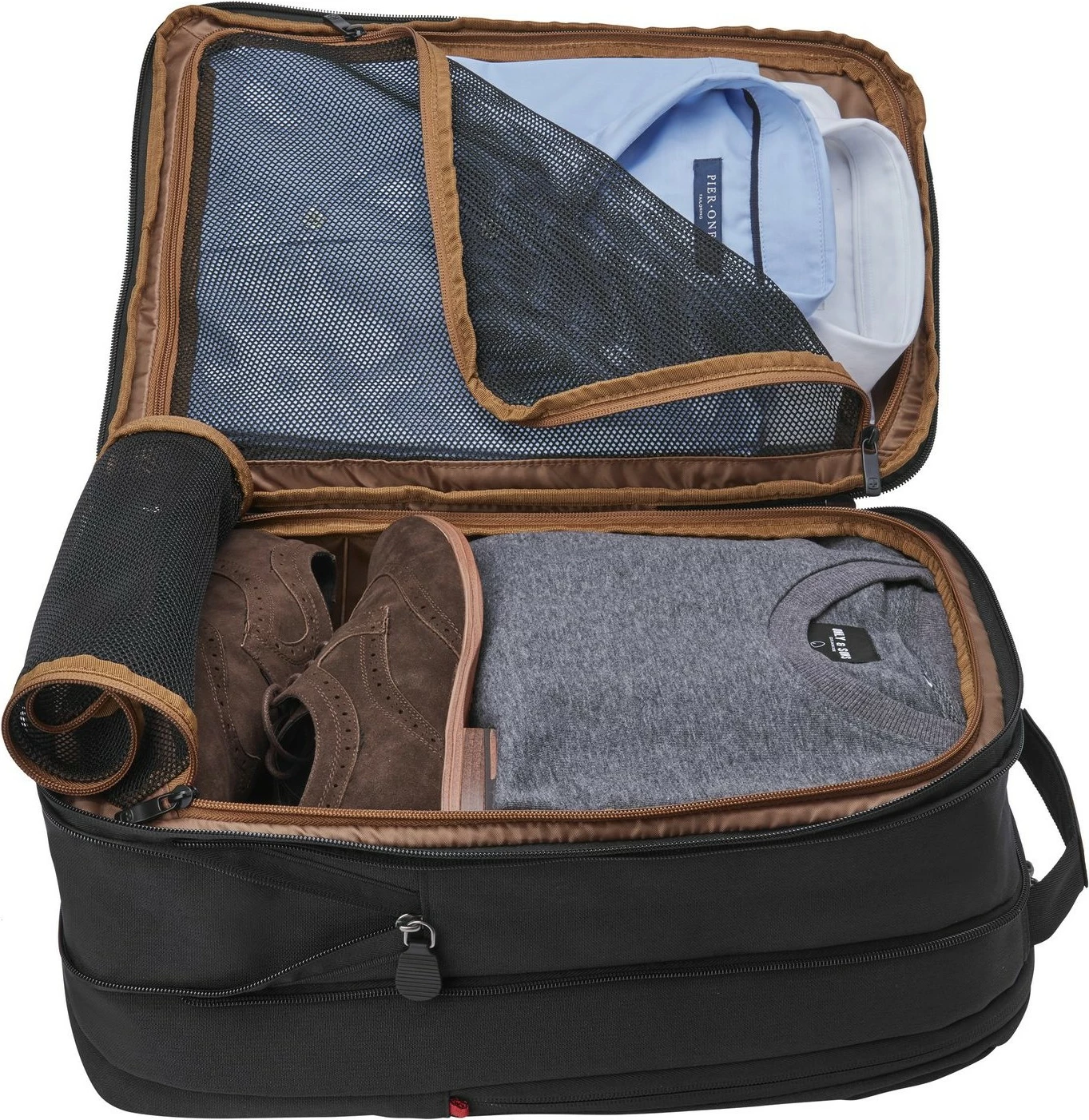 Nahrbtnik City Traveler Carry-On, 16-palčni, žep za 12-palčno tablico, črn, Wenger