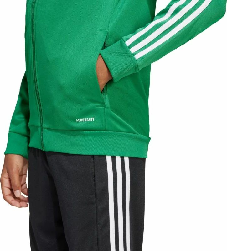 Dukser za otroke, adidas, bel in zelen