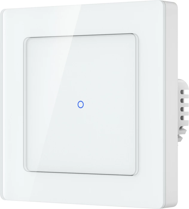 Stikalo na dotik Wi‑Fi, 1 kanal, 2,4 GHz, Avatto TS20-EU-W1, združljivo s Tuya/Smart Life/Alexa/Google Home, belo