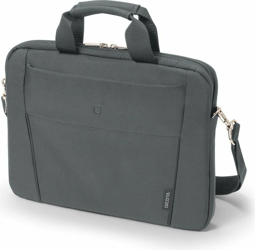 Tanke messenger torbica za prenosnik 11-12,5, DICOTA Slim Case Base, s snemljivim naramnim trakom, siva