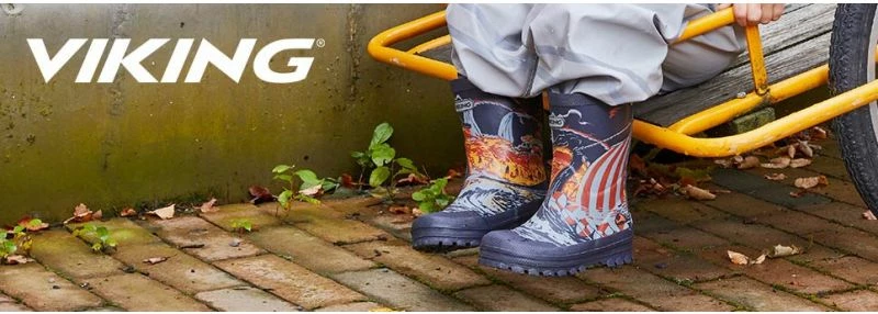 Čizme za otroke Viking, rožnate