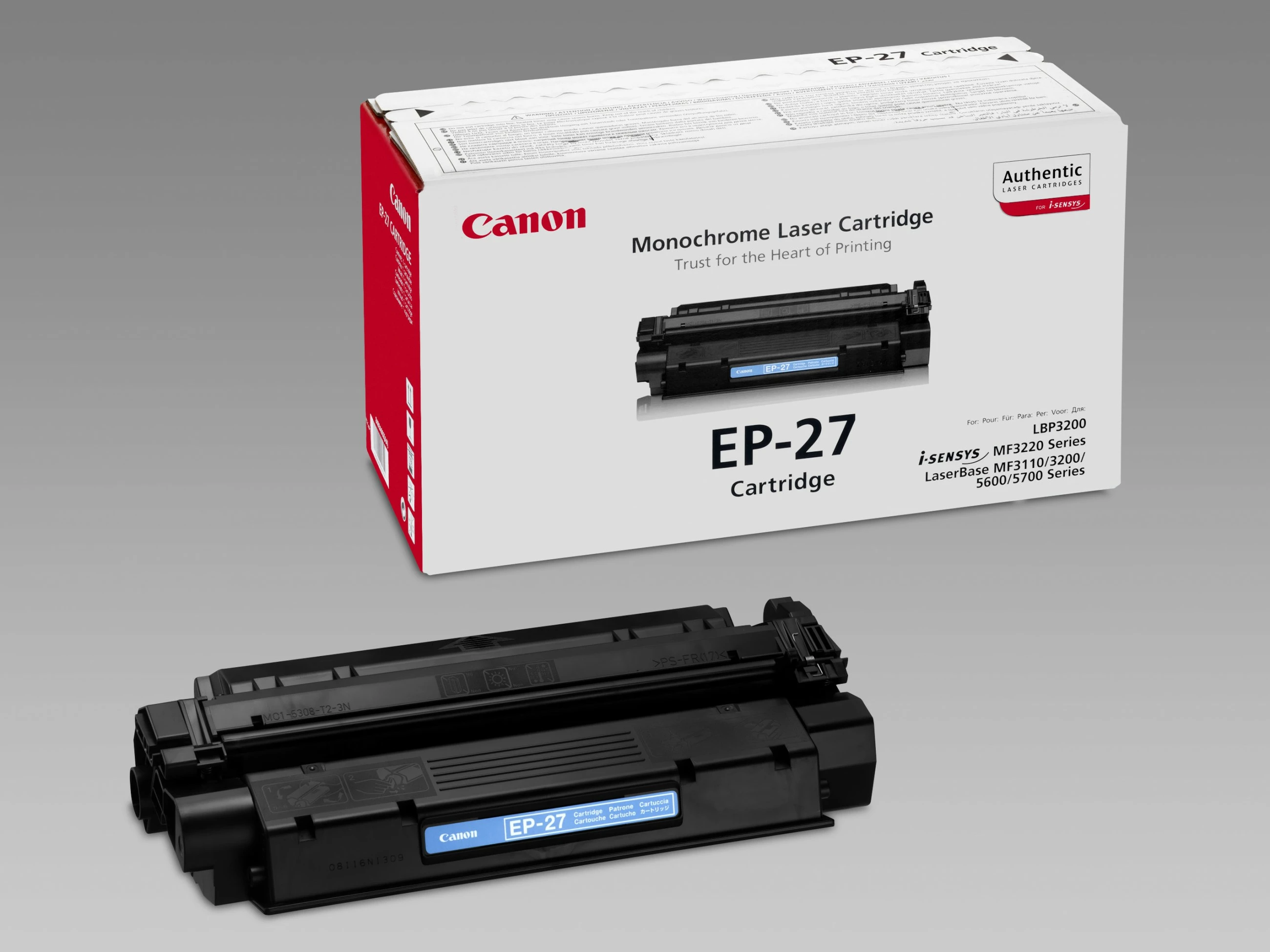 Toner 2500 strani, črn Canon EP-27