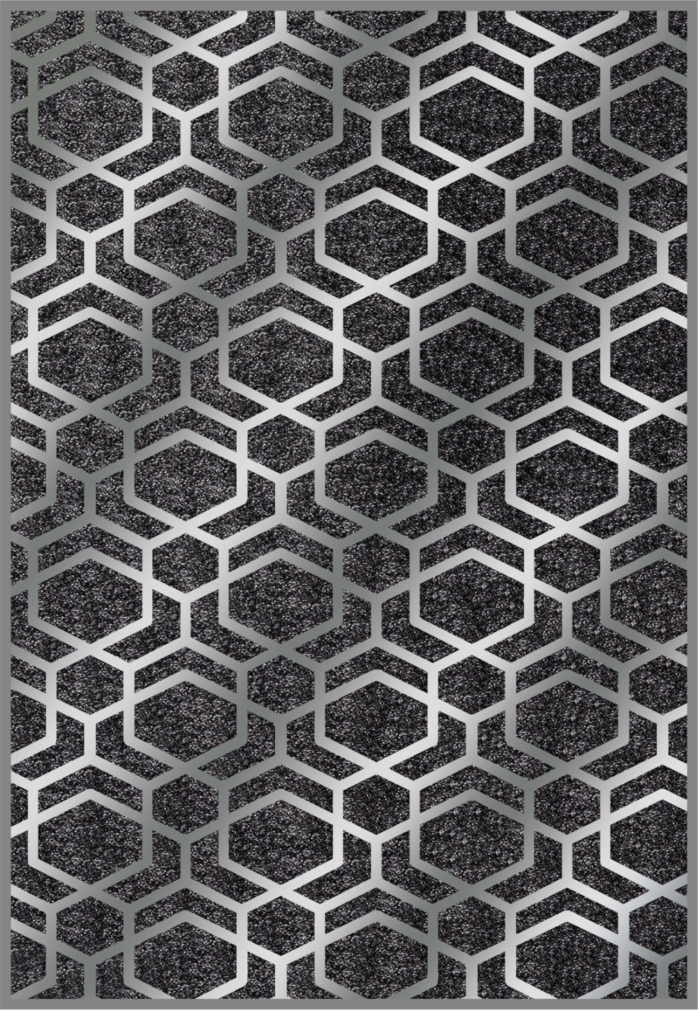 JOSIANE FH7675.31 160X230cm, siva-srebrna s resicami