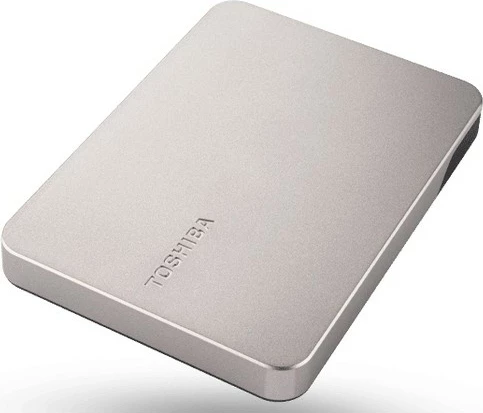 Zunanji trdi disk 1TB Toshiba Canvio Flex, USB-C/USB-A, svetlo srebrn