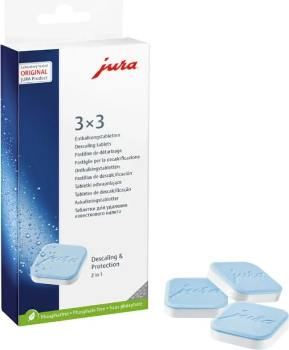 Tablete za čiščenje za kavne aparate Jura 61848, 9 kosov