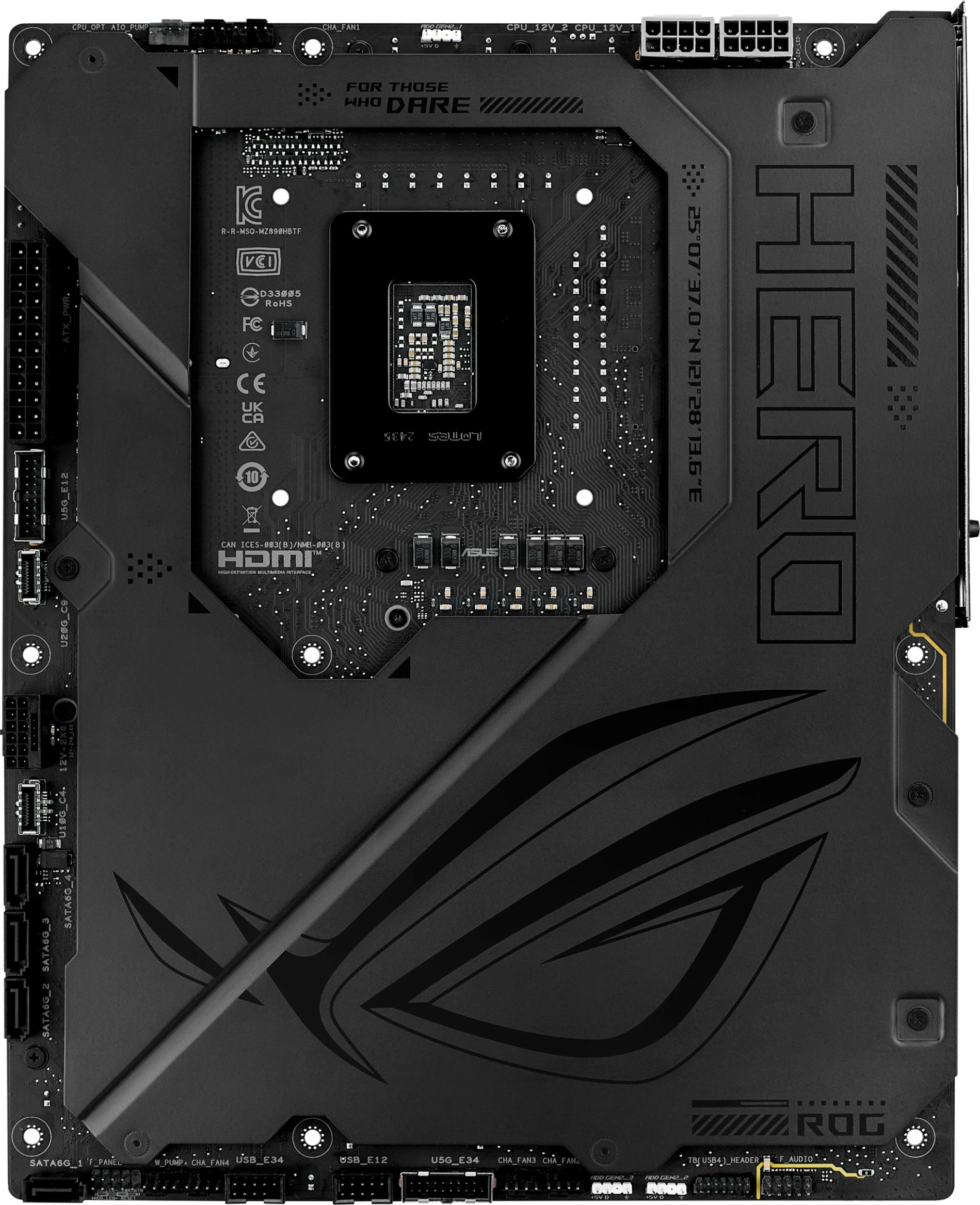 Matična plošča ASUS ROG MAXIMUS Z890 HERO BTF, Intel, LGA 1851, DDR5, 256 GB