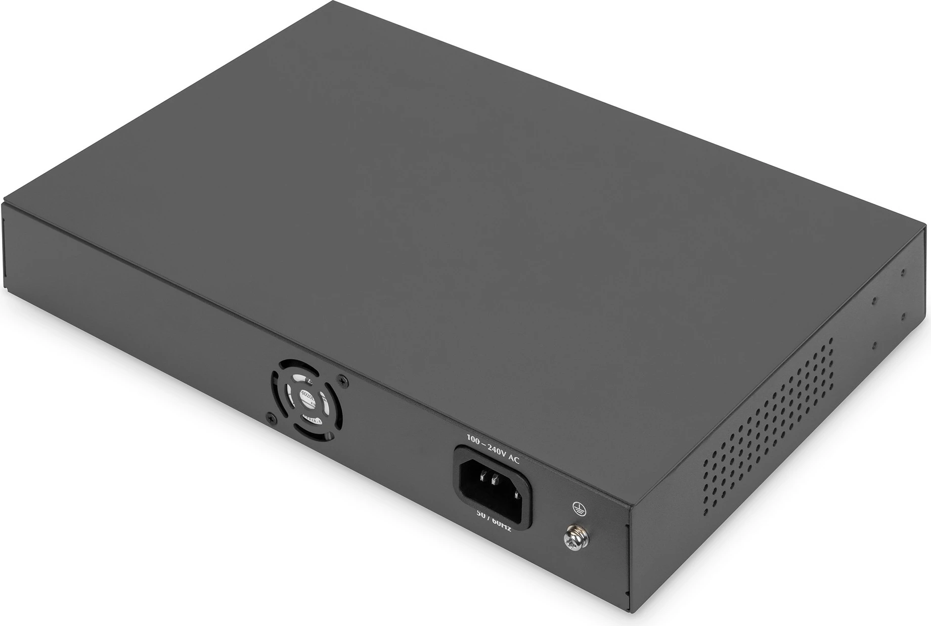 16-portni switch PoE, 10/100, 1U, črn Digitus