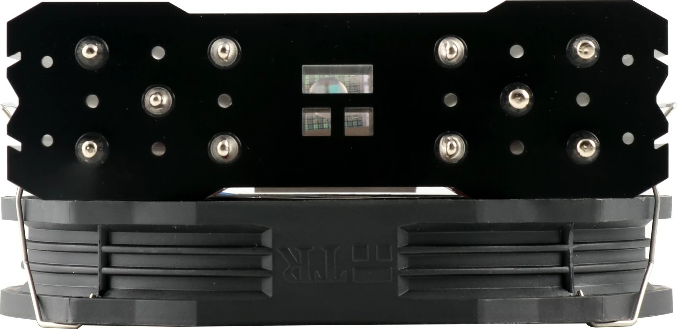 Zračno hlajenje 14 cm Thermalright TA140, 5 toplotnih cevi, 45 aluminijastih rebri, črno/rdeče/sivo