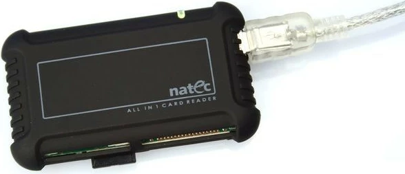 Bralnik kartic Natec BEETLE, USB 2.0, črn