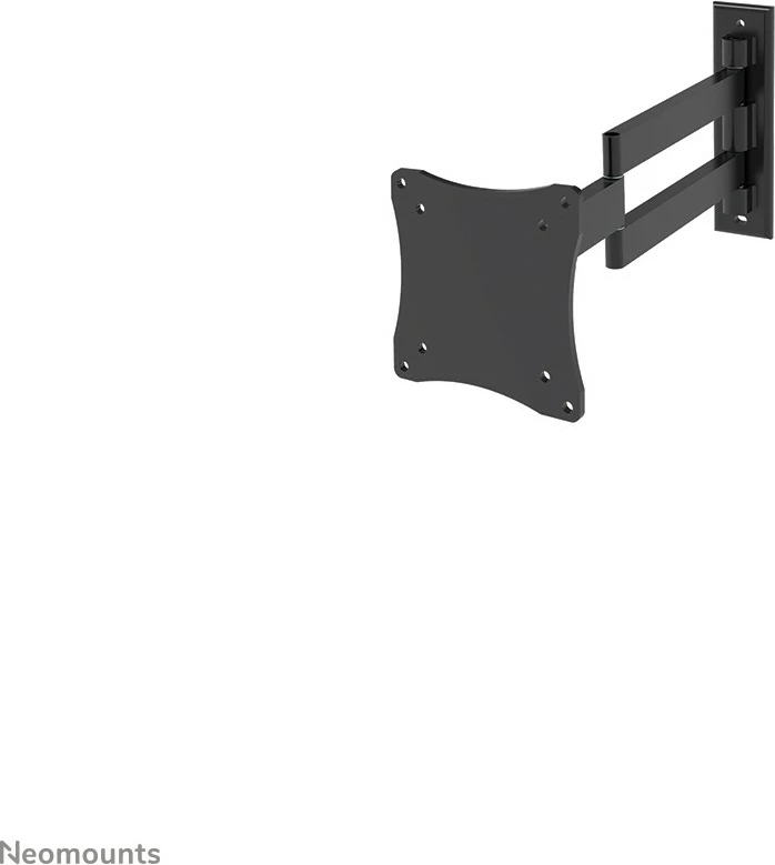 Stenski nosilec za zaslone do 27", Neomounts FPMA-W830BLACK, VESA 75x75/100x100, aluminij, črn