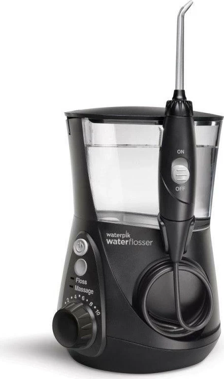 Irigator za zobe Waterpik WF-66x, 7 šob, 10 stopenj, črn