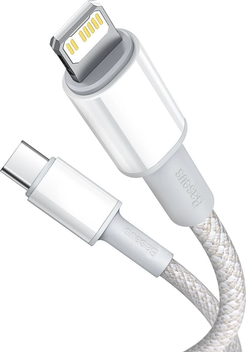 Visokodenziteten pleten kabel USB-C/Lightning Baseus, 20W, 5A, 1 m, bel