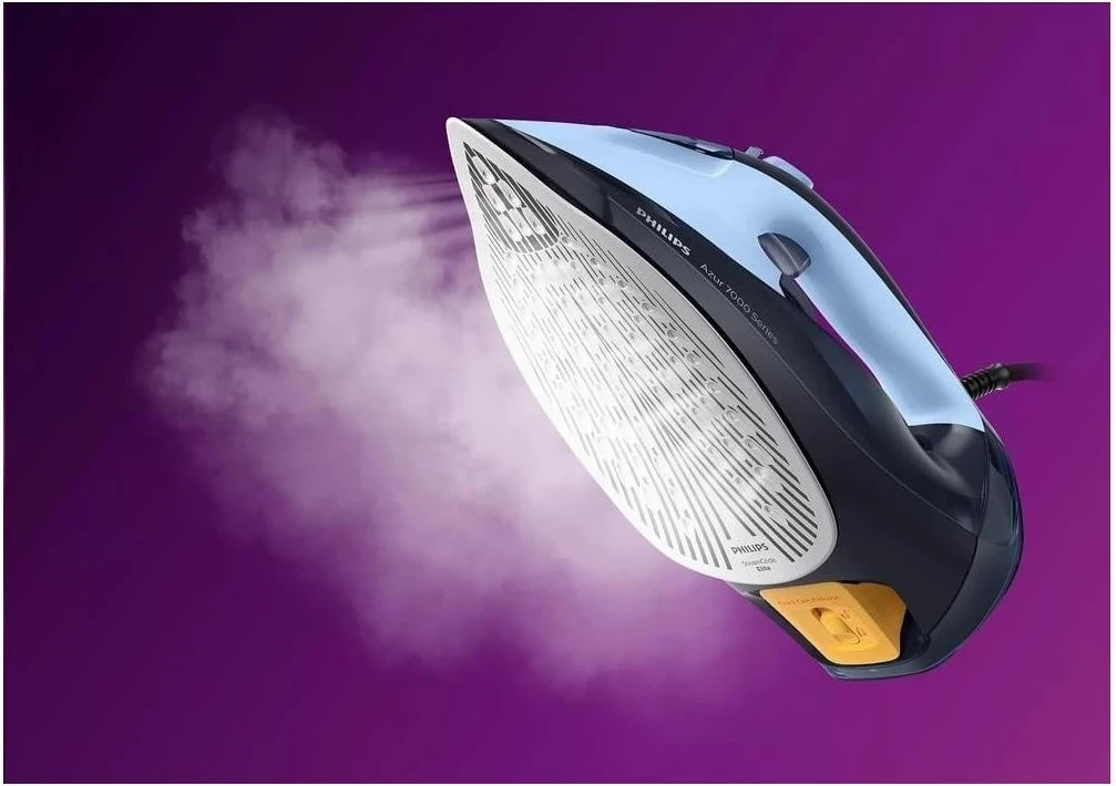 Parni likalnik Philips Azur DST7041/20, 2800 W, moder