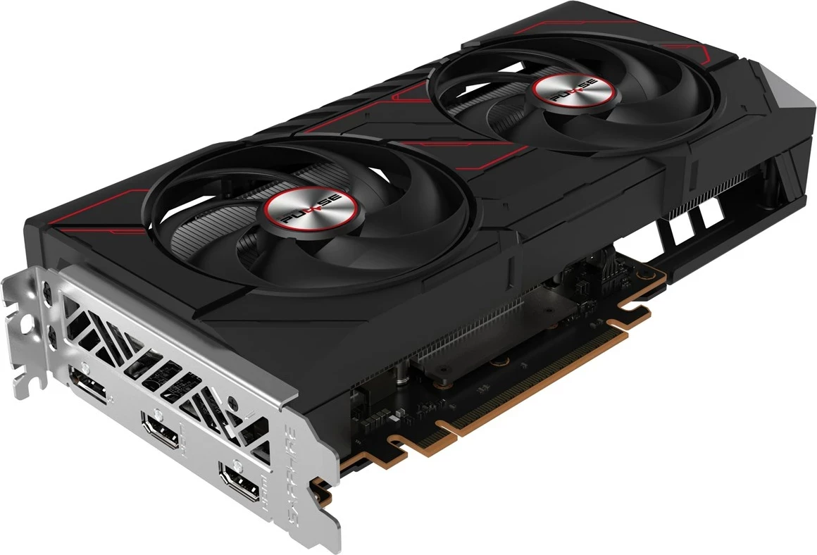 Grafična kartica Sapphire PULSE RX 9060 XT GAMING, 8GB GDDR6, črna