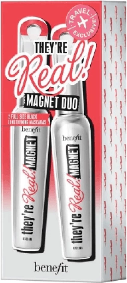 Maskara za podaljšanje They’re Real! Magnet, Benefit, Duo, črna, 2x9 g