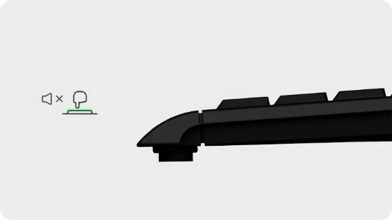 Kompaktna osvetljena tipkovnica KeySonic KSK-5011ELC, QWERTZ, LED, USB, črna