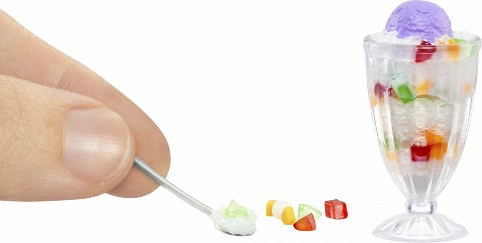 Set miniatur hrane Make It Mini Foods: Cafe, MGA Miniverse, plastika, 1 kos