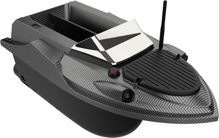 Čoln za raztros vabe z GPS in brezžičnim sonarjem, Flytec V080-Finder, baterija 20000 mAh, doseg 800 m, komplet, črn