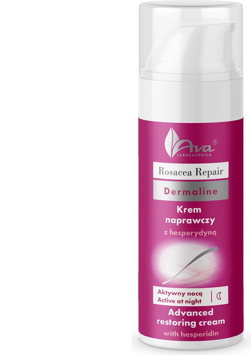 Nočni krem za obraz Rosacea Repair, Ava Laboratorium, z Hesperidin Active, za ženske, 50 ml