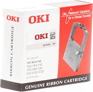 Trak za dot-matrix tiskalnik, do 3.000.000 znakov — OKI 09002303, črn