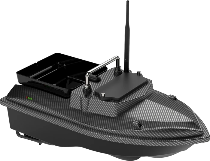 Čoln za vabljenje s GPS Flytec V060, 12000 mAh, nosilnost 2 kg, domet 500 m, črn