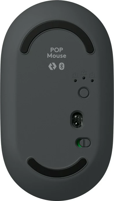 Brezžična tipkovnica in miška Logitech POP ICON COMBO, Bluetooth, QWERTZ, grafitno-zelena