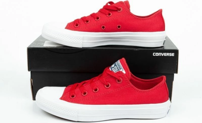 Atletske čevlje, Converse Ct II Ox, rdeče — za ženske in otroke