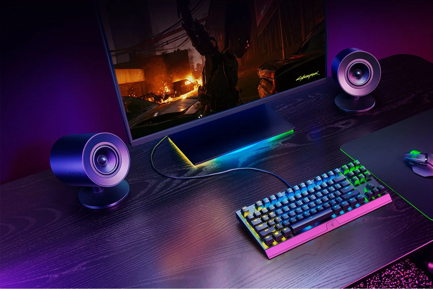 Zvočniki Razer Nommo V2 X, 2.0, Bluetooth, USB Type-C, črni