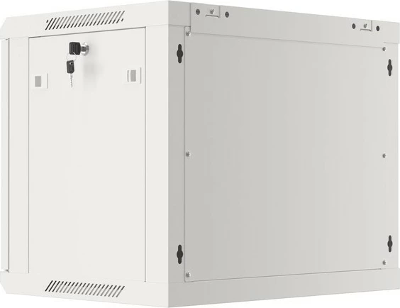 Stenski omrežni kabinet 9U, 600x450 mm, siv - Lanberg WF01-6409-00S