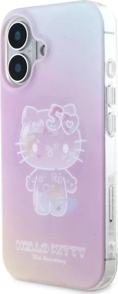 Ovitek Hello Kitty za iPhone 16, MagSafe, roza, 50. obletnica