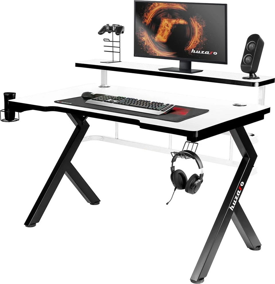 Računalniška miza Huzaro Hero 5.0, bela