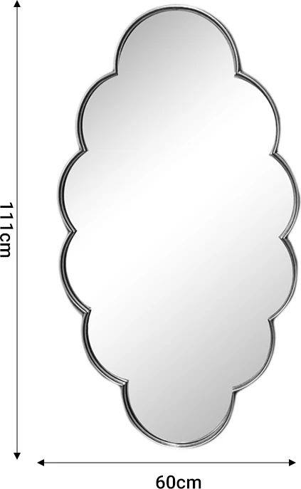 Ogledalo zlat metalik Tyko Inart, 60x3x111 cm