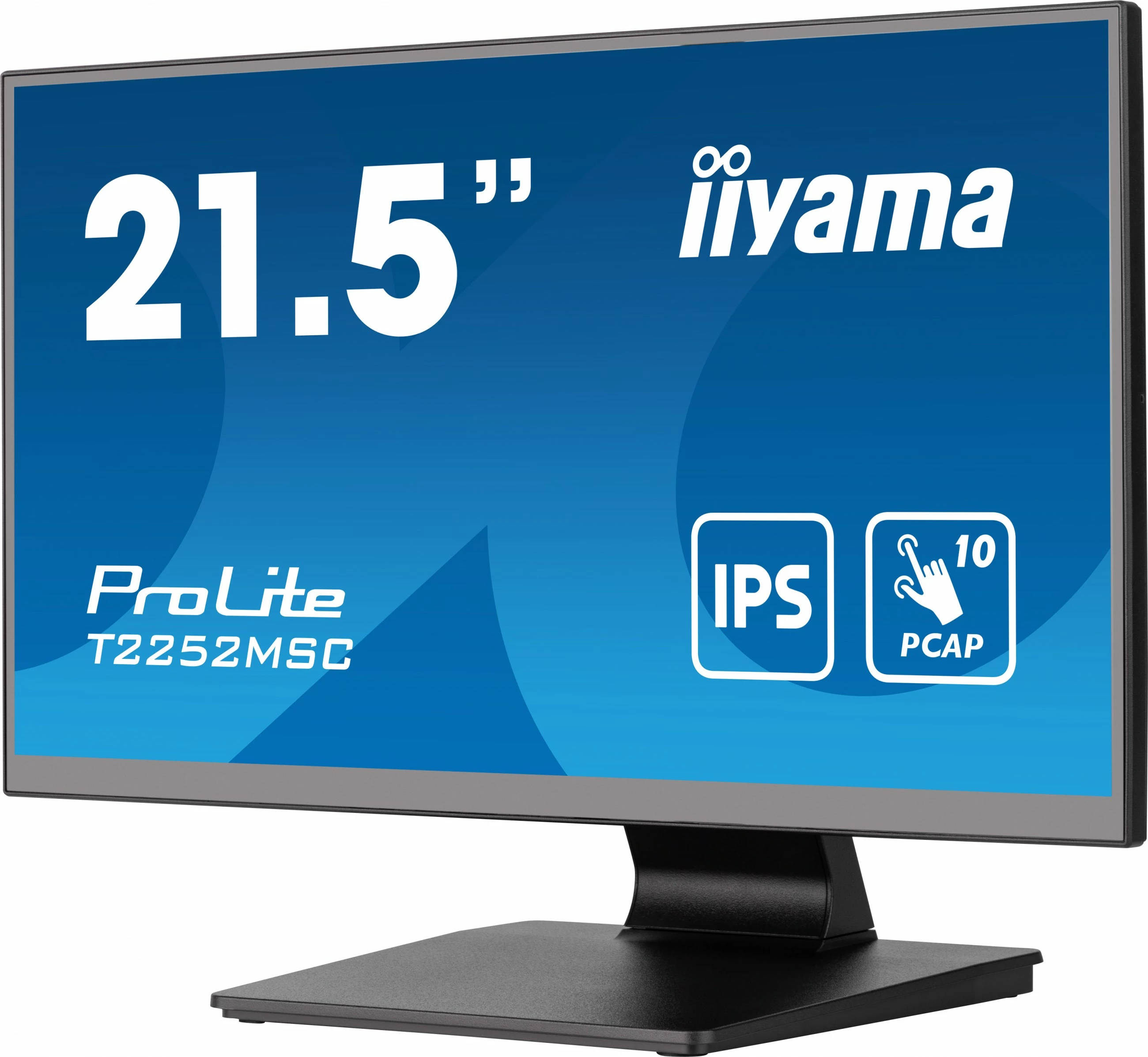 LCD monitor 21,5", Full HD, črn, iiyama ProLite T2252MSC-B2