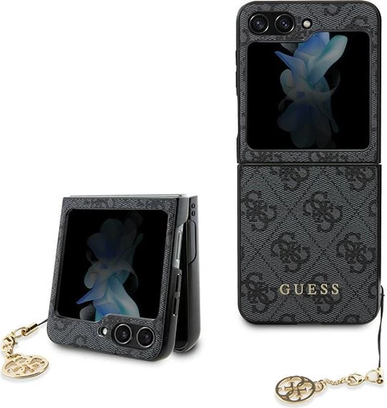 Ovitek za telefon 4G Charms Guess za Samsung Galaxy Z Flip 5, siv