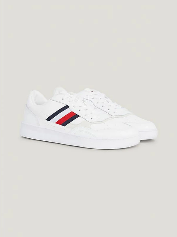 Klasike in športne bele tekaške čevlji Tommy Hilfiger za moške