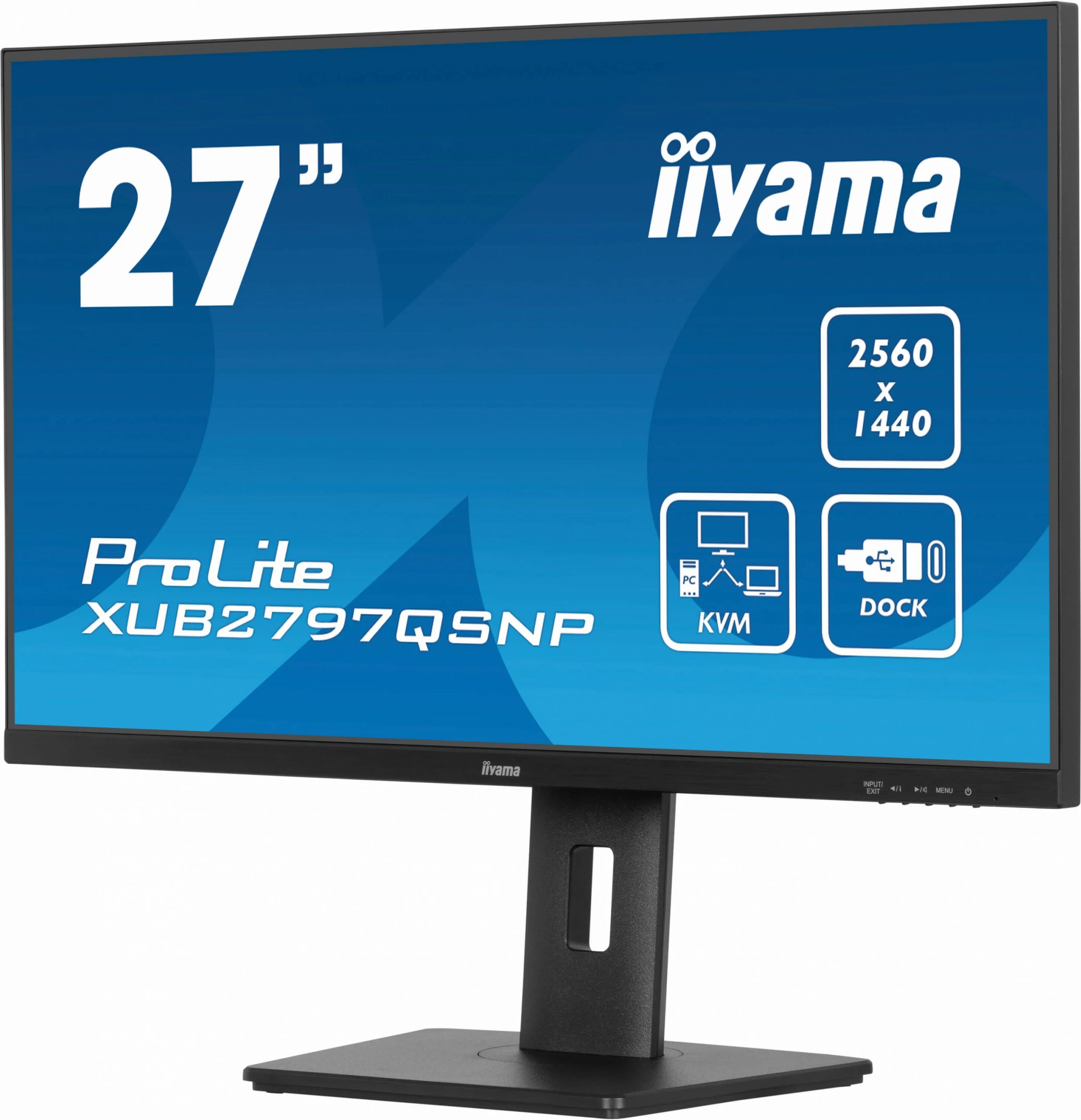 27" WQHD IPS monitor iiyama ProLite XUB2797QSNP-B1, LED, 1 ms, črn