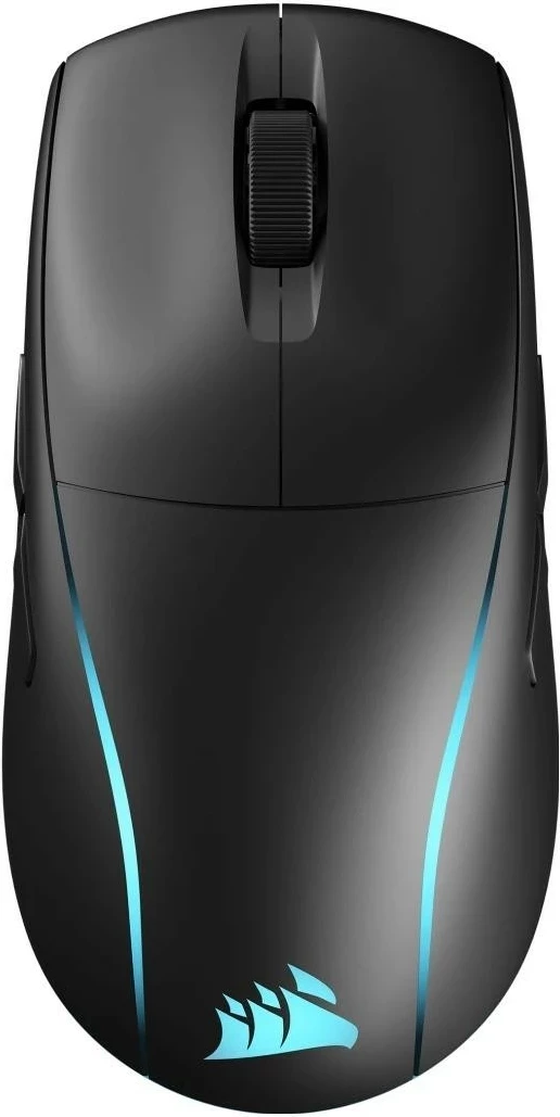 Igralski miš Corsair M75 Wireless, RGB, 26.000 DPI, iCUE, črn
