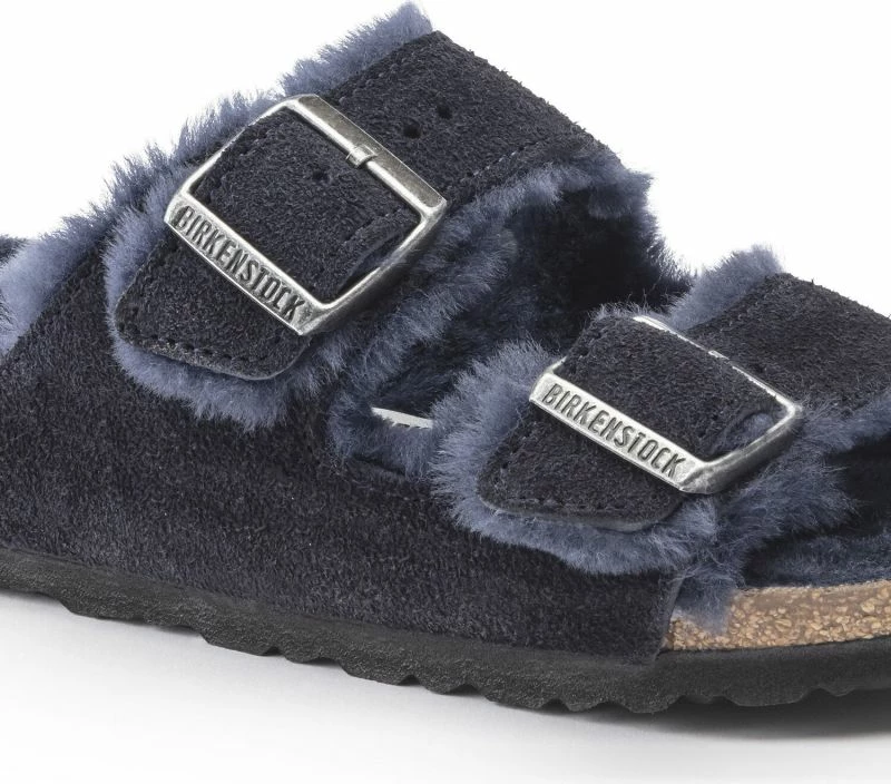 Topli natikači Birkenstock za moške in ženske, modri