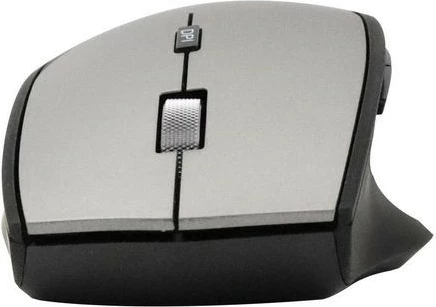 Brezžična miška Equip 245115, dvojni adapter USB-C in USB-A, 2400 DPI, črna